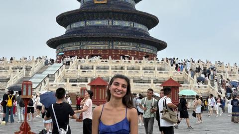 Sara Dahiya in China